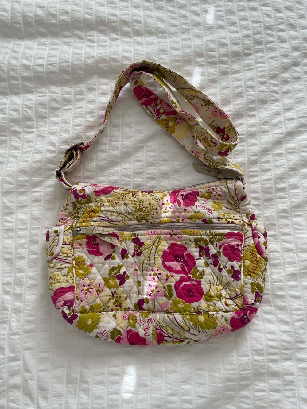 Vera Bradley On the Go Quilted Crossbody Bag Make Me Blush 2010/2011 Retired